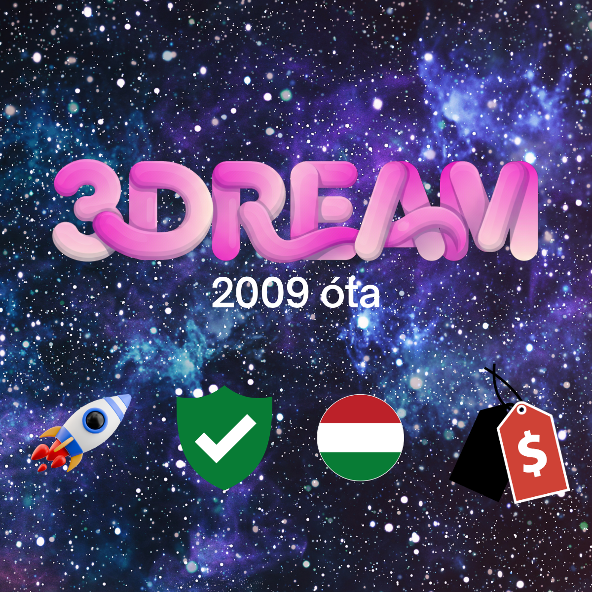 Gyors szállítás és magyar webshop előnyök a 3Dream oldalon