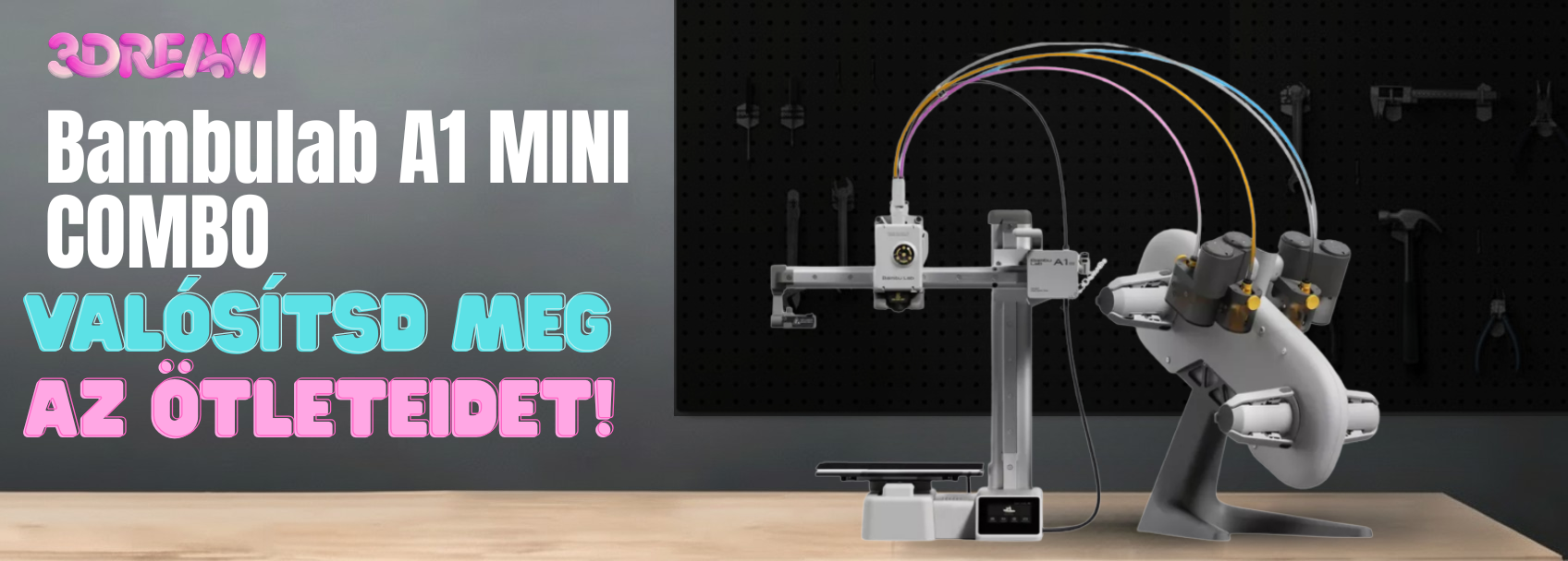 Bambu Lab A1 Mini Combo 3D nyomtató